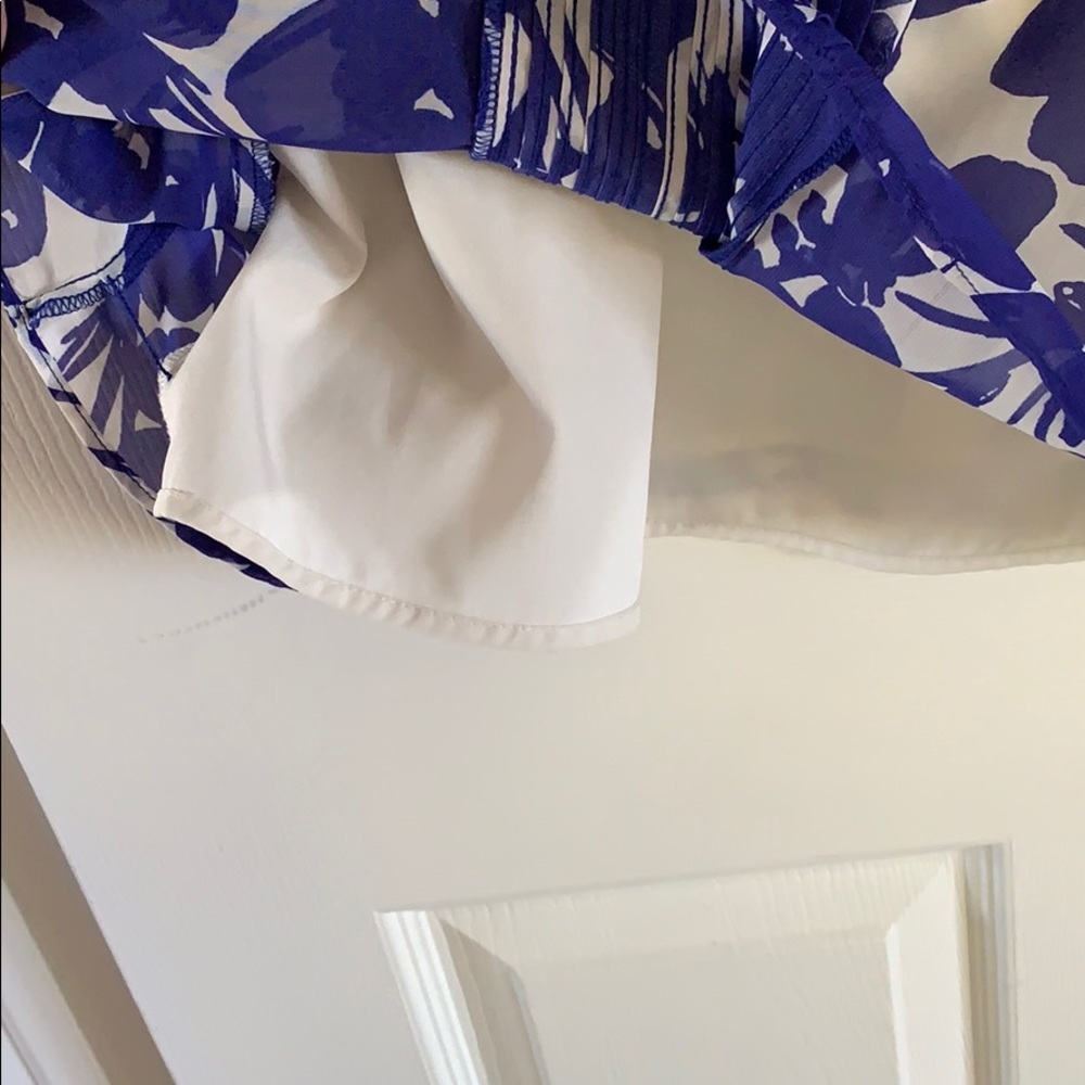 Women’s GAP Blue/White Sheer Dress, Size M - Picture 6 of 9